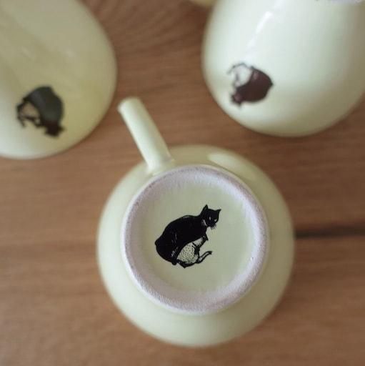 France antique tea cup set
