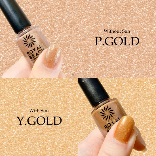 ROYAL BEACH<br>顼󥸥ͥ<br>13. P.GOLDY.GOLD<br>Limited Color & Glitter