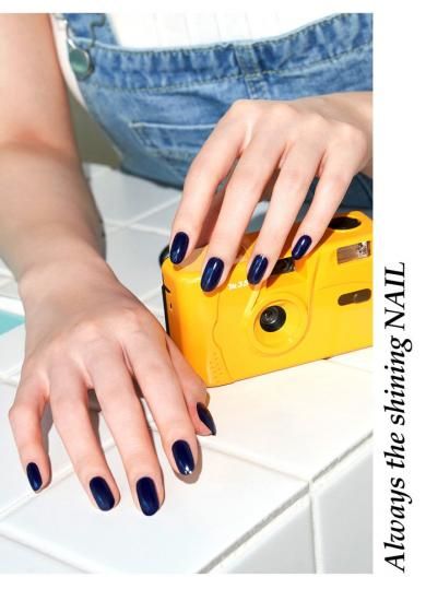 THE4BA DarkNavy/ダークネイビー リアルジェルネイルシール nail