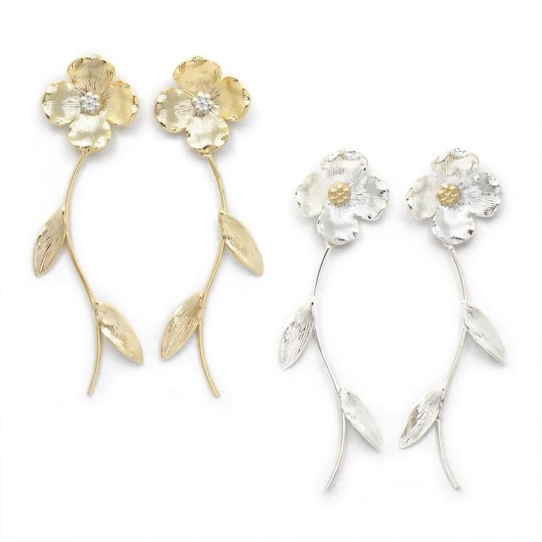 マルモ❣️サーペンティンペアルースカービング＆ラブラドのピアス　14kgf マルモ様専用❣️サーペンティンペアルースカービング＆ラブラド