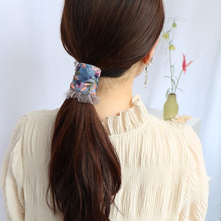 embroidery cuff 2 ヘアーカフス:zoule(ゾーラ) - gargle embroidery cuff 2 ヘアーカフス:zoule(ゾーラ) - gargle