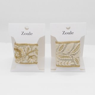 〈2022.12月新作〉embroidery cuff 22 ヘアーカフス：zoule（ゾーラ）