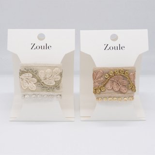 〈2023.4月新作〉embroidery cuff 27 ヘアーカフス ：zoule（ゾーラ）