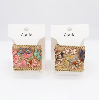 〈2023.5月新作〉embroidery cuff 30 ヘアーカフス ：zoule（ゾーラ）