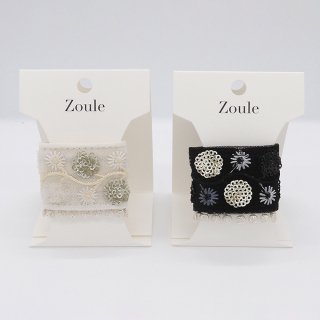 〈2024.1月新作〉embroidery cuff 54 ヘアーカフス ：zoule（ゾーラ）