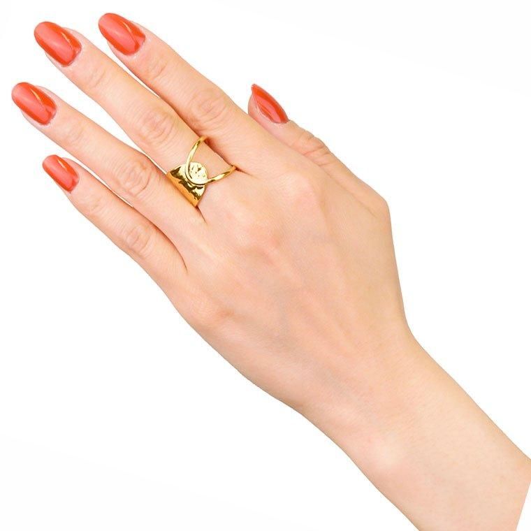 ヨーガンレール24Kメッキらせんリング ヨーガンレール24Kメッキらせんリング ヨーガンレール24Kメッキらせん