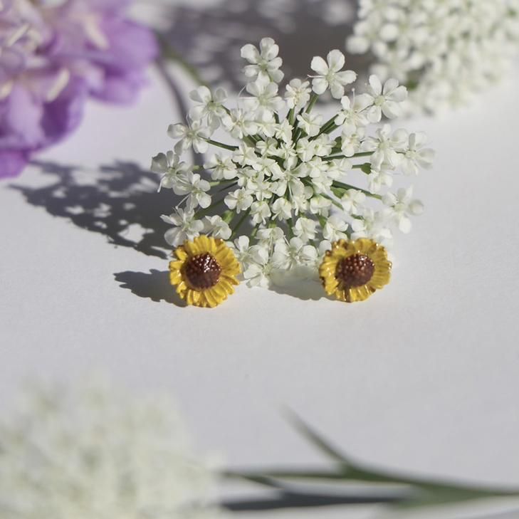 2025.3月新作〉flower letter4 ピアス ：zoule（ゾーラ