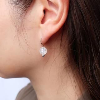 マルモ◆サイロメレーンデンドライト×黒水晶ピアス✧14kgf bijoutrees