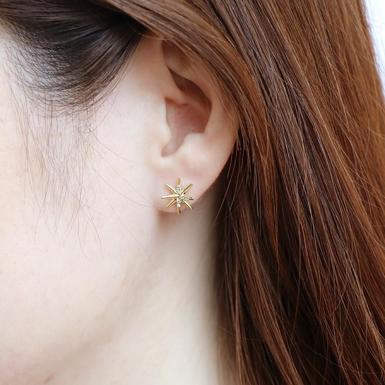 2025.9月新作〉mini decagram ピアス ：zoule（ゾーラ