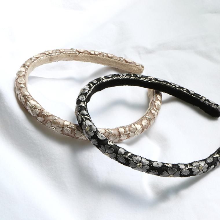 2025.9月新作〉embroidery band5 ヘアーカフス ：zoule（ゾーラ
