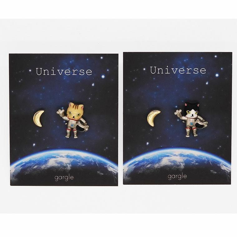 2025.10月新作〉ニャンコ飛行士 ピアス：gargle（ガーグル