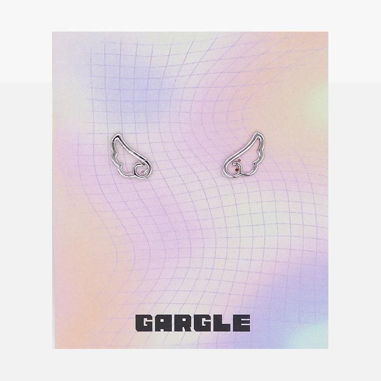 【中古美品】guriguri キラハート&ガールピアス 2025.12月新作〉wings ピアス：gargle（ガーグル） - gargle online