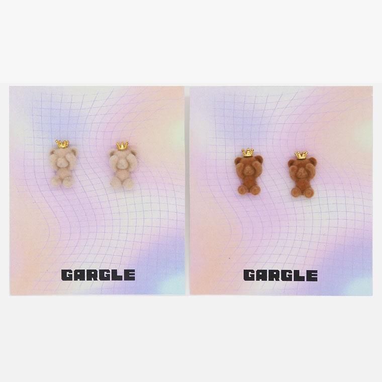 2025.12月新作〉フロッキーベア ピアス：gargle（ガーグル） - gargle