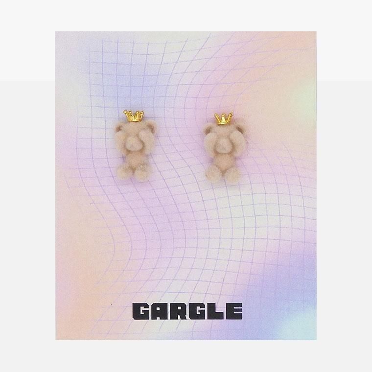 2025.12月新作〉フロッキーベア ピアス：gargle（ガーグル） - gargle