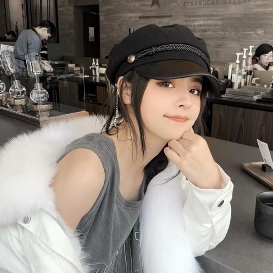 秋冬異素材MIXキャスケット - leeen.select 秋冬異素材MIXキャスケット - leeen.select