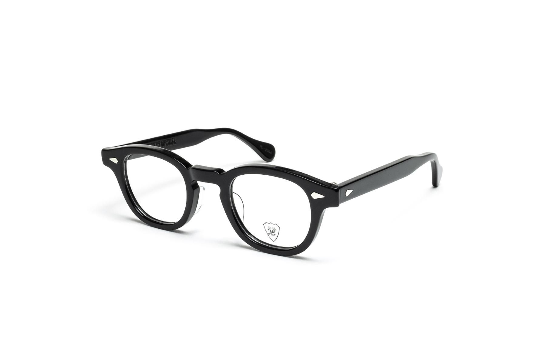 国産品 AR OPTICAL TART JULIUS ゴールドリベット 44□24 黒 小物 ...