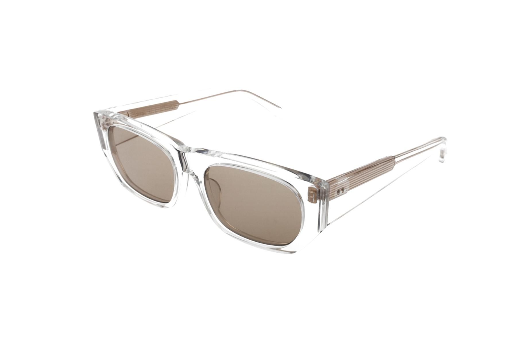 小物 LUNETTA BADA NO23 0030 (CRYSTAL / BROWN) No.23 0030(sunglasses) Lunetta BADA - CANARY EYEWEAR SHOP