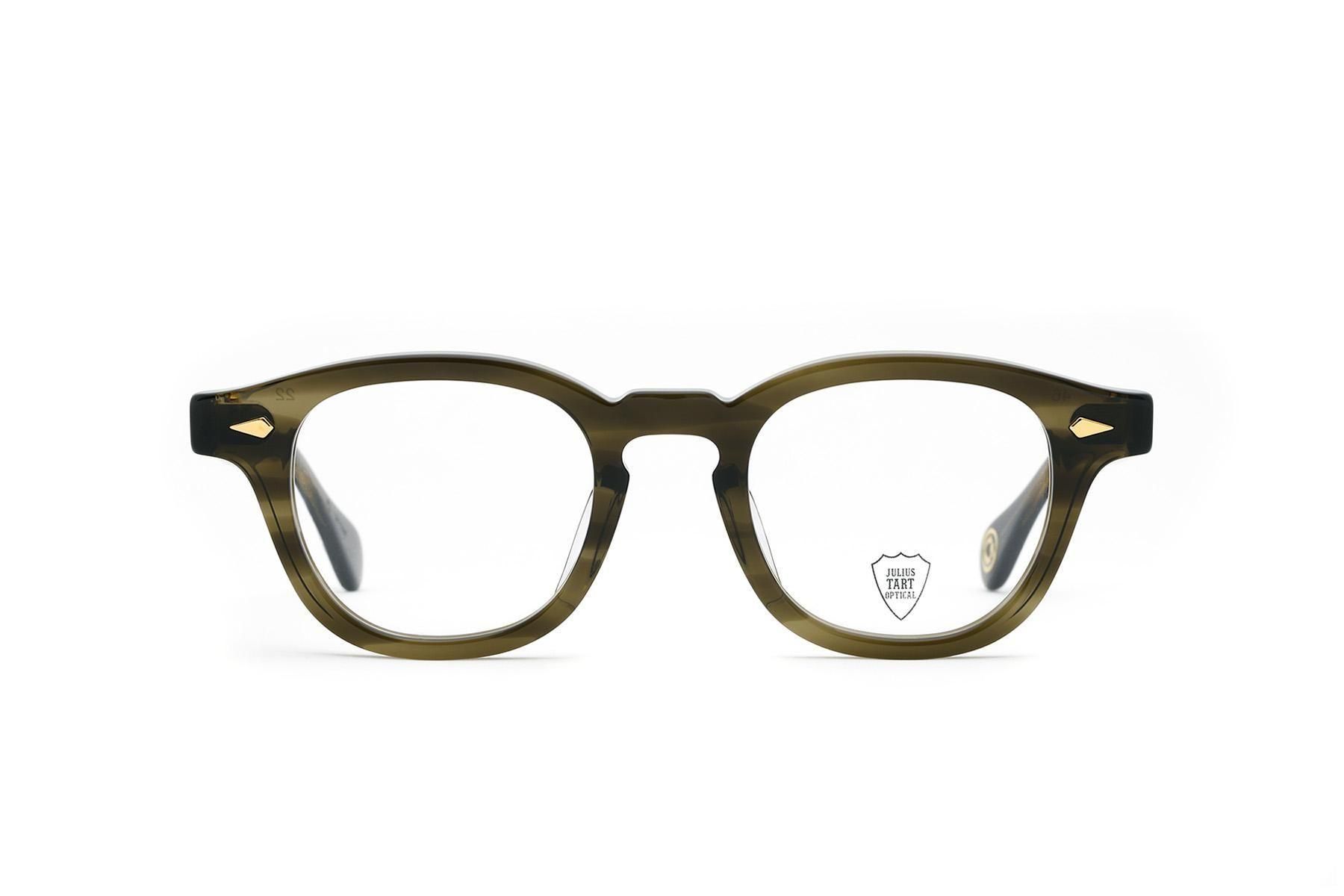 JULIUS TART OPTICALジュリアスタートオプティカルAR アンバー JULIUS TART OPTICAL / AR / ブリッジ 24mm / AMBER アンバー