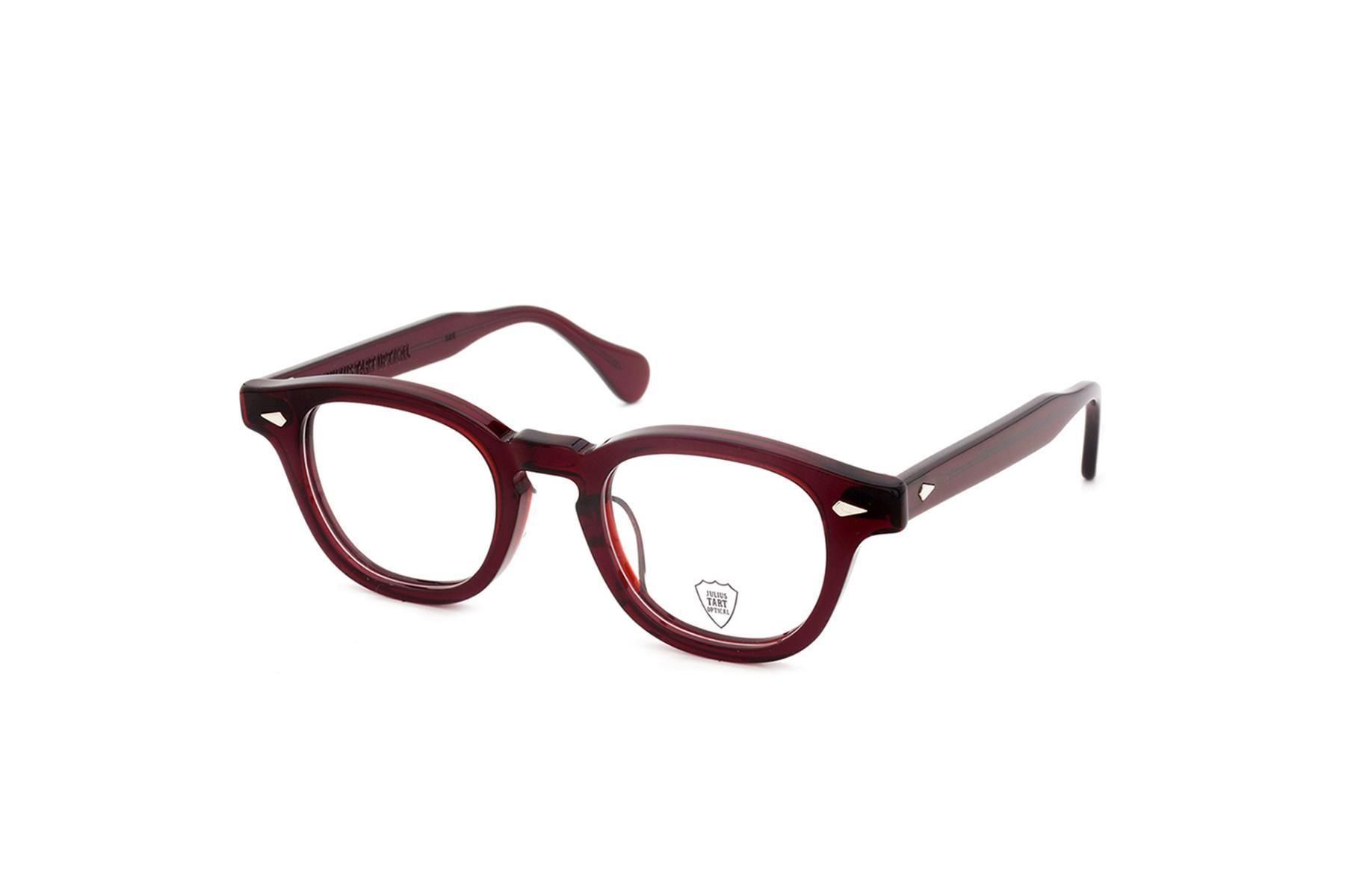 JULIUS TARTOPTICALジュリアスタートオプティカルレッドウッド Julius Tart Optical “AR” Red Wood Clear | LILY OPTIQUE