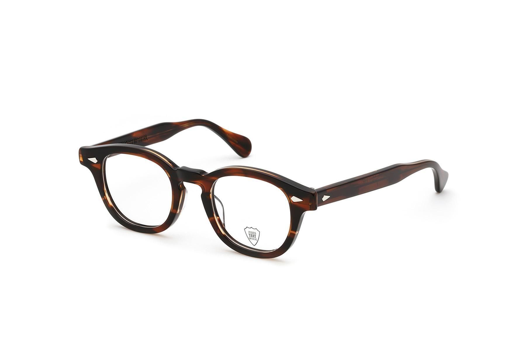 JULIUS TART OPTICAL AR HANDMADE DEMI AMBER