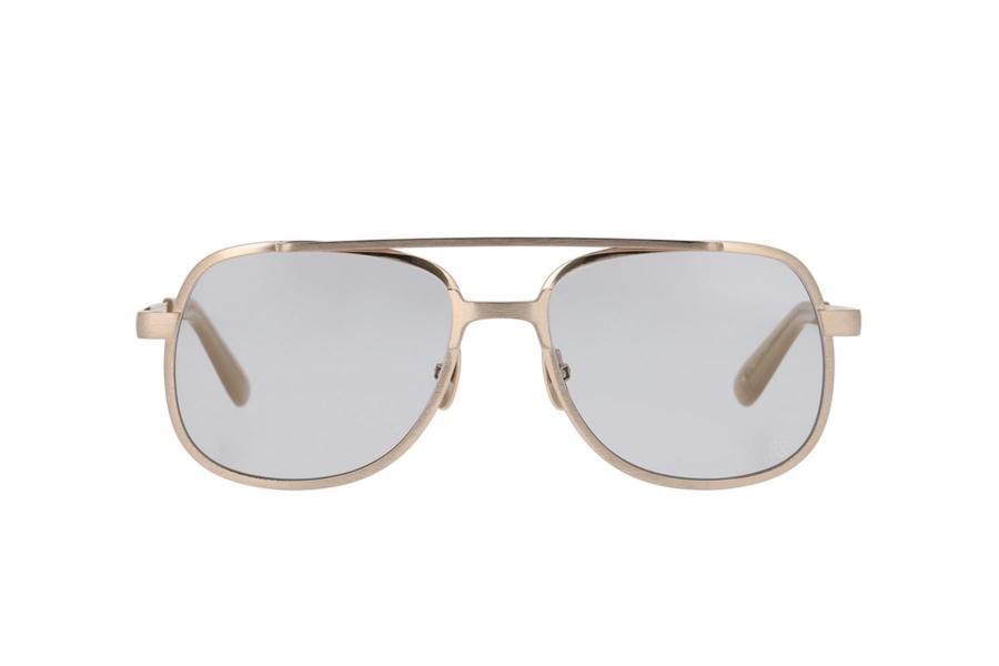 イエローズプラス ゴードン silver/black/clear ダブルブリッジ YELLOWS PLUS イエローズプラス メガネ ALAN アラン通販 C534 burnt