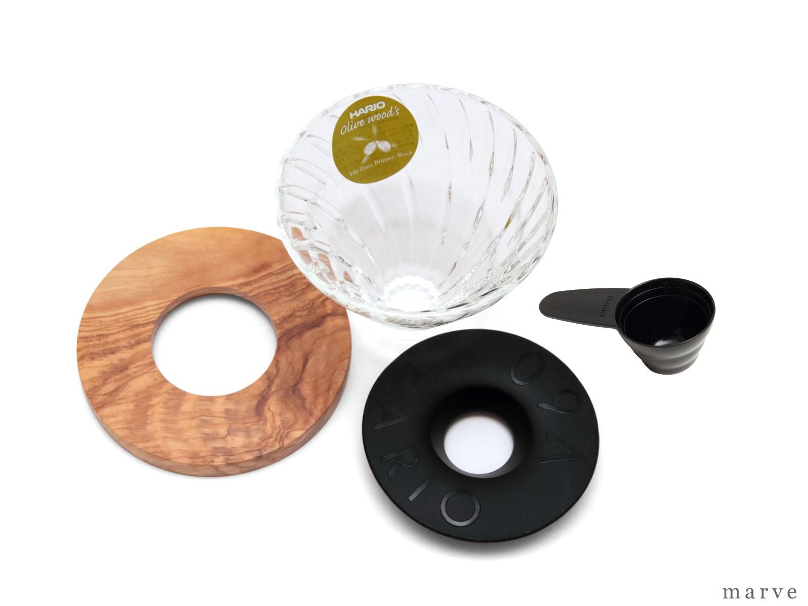 HARIO V60透過ドリッパー オリーブウッド02(1~4杯用)【+ペーパーフィルター40枚プレゼント!】 - mp COFFee GEAR ONLINE SHOP (エムピーコーヒーギア)コーヒーツールの専門ショップ HARIO V60透過ドリッパー オリーブウッド02(1~4杯用)【+ペーパーフィルター40枚プレゼント!】 - mp COFFee GEAR ONLINE SHOP (エムピーコーヒーギア)コーヒーツールの専門ショップ