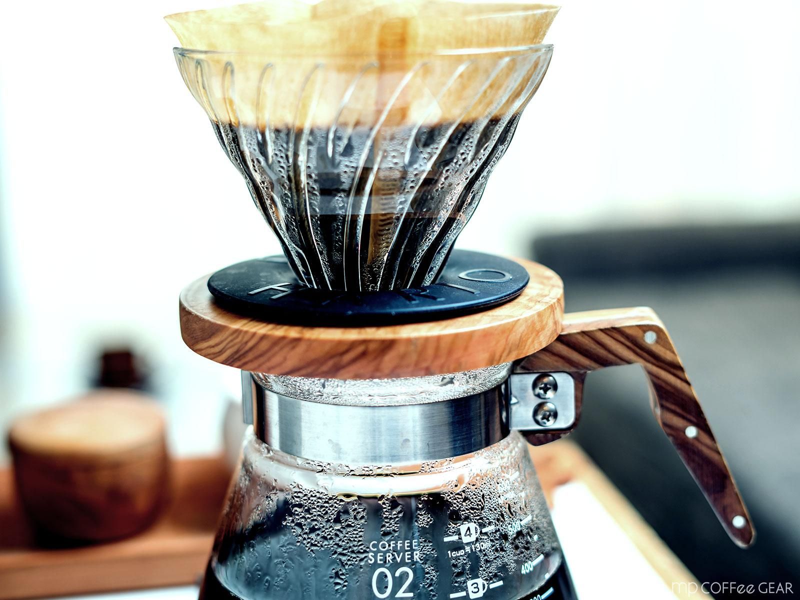 HARIO V60透過ドリッパー オリーブウッド02(1~4杯用) - mp HARIO V60透過ドリッパー オリーブウッド02(1~4杯用) - mp