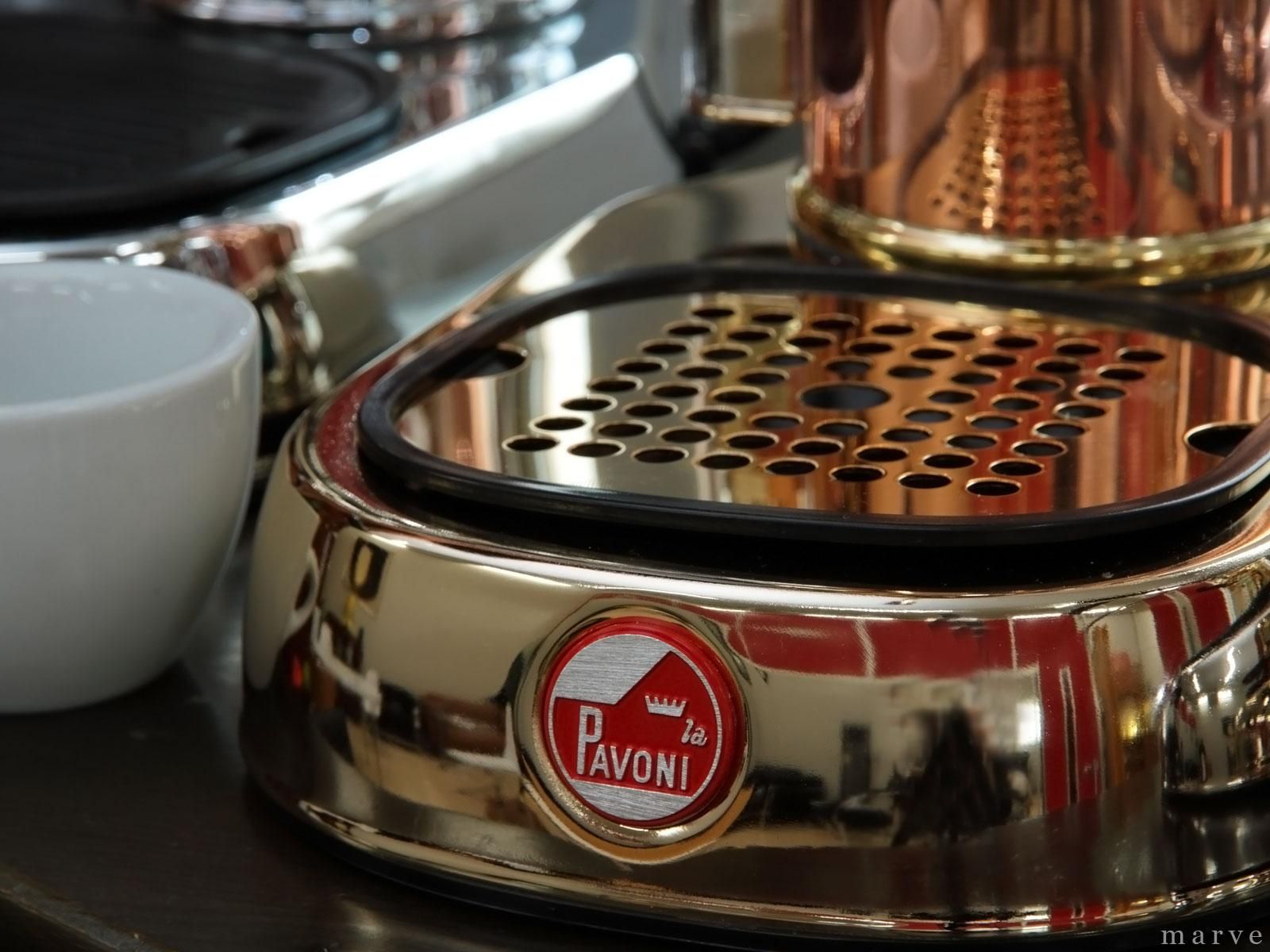 la Pavoni ラ・パボーニ ”PROFESSIONAL” PRG 銅＆24金ボディ