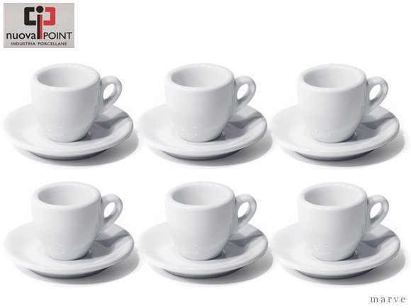 parerumo（パレルモ）エスプレッソカップ　6客セット - mp COFFee GEAR ONLINE SHOP  （エムピーコーヒーギア）コーヒーツールの専門ショップ