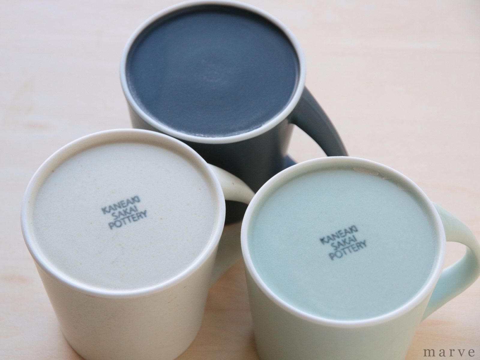 KANEAKI SAKAI POTTERY flat L mug（Lマグ） コバルト - mp