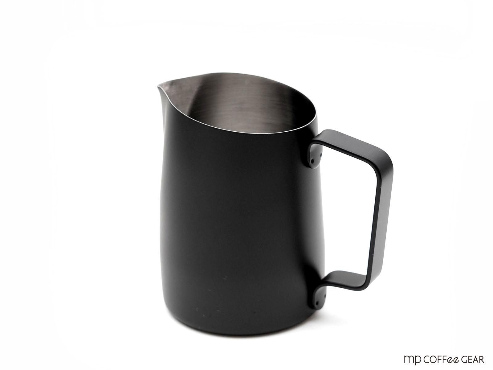 WPM ステンレス ミルクピッチャー(シャープスパウト) 黒つや消し 450ml