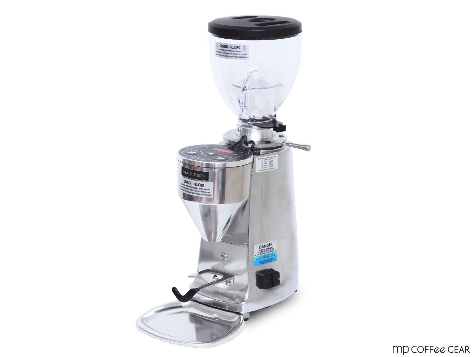 MAZZER（マッツァ）グラインダー　MINI - ELECTRONIC(A)　アルミノ - mp COFFee GEAR ONLINE SHOP  （エムピーコーヒーギア）コーヒーツールの専門ショップ