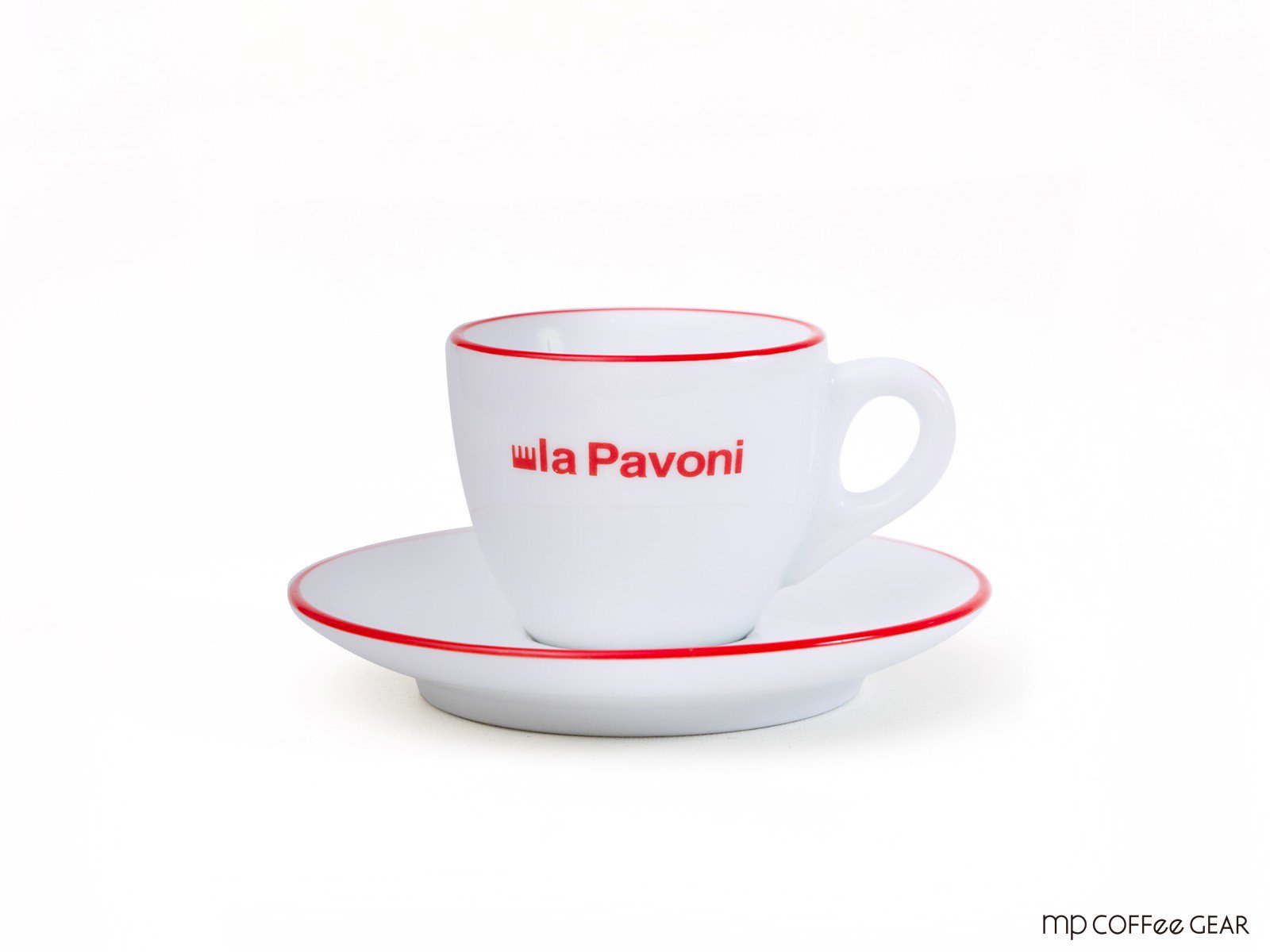 la Pavoniエスプレッソカップ＆ソーサー（磁器）