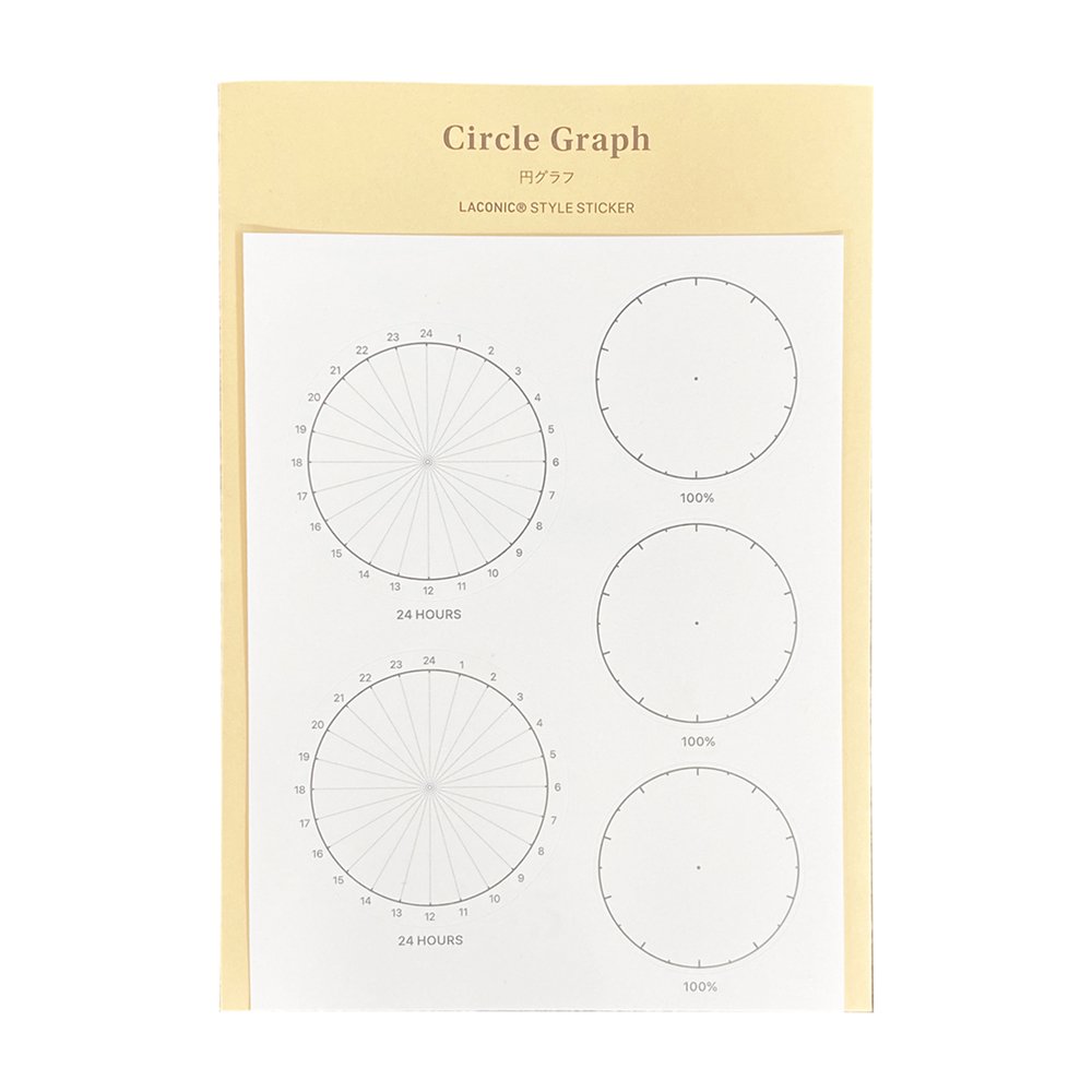 スタイルステッカー　Circle Graph【LGF37】