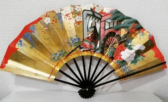 京扇堂 御舞扇 日本舞踊 舞扇子 題/町 和装 伝統工芸 京扇 日本舞踊