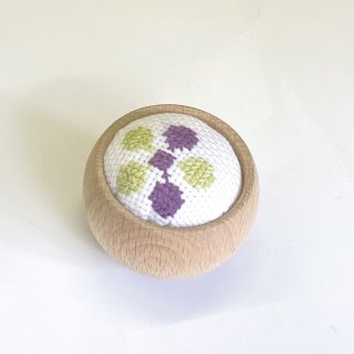 梅鉢紋針山　紫