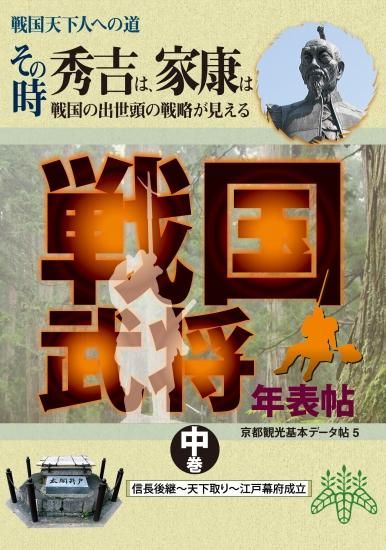 戦国武将年表帖 中巻 信長後継 天下取り 江戸幕府成立 戦国天下人への道 その時秀吉は 家康は 戦国の出世頭の戦略が見える 個人様向けショップ 修学旅行の班別自主研修教材 地図 しおり等でおなじみのユニプラン 戦国武将年表帖 中巻 信長後継 天下取り 江戸幕府成立 戦国天下人への道 その時秀吉は 家康は 戦国の出世頭の戦略が見える 個人様向けショップ 修学旅行の班別自主研修教材 地図 しおり等でおなじみのユニプラン