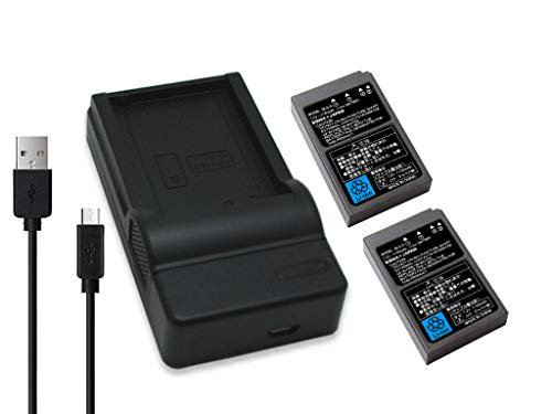 本店 OLYMPUS オリンパス BLS-5 BLS-50 互換 バッテリー 2個 + BCS-5 USB充電器 セット ロワジャパン