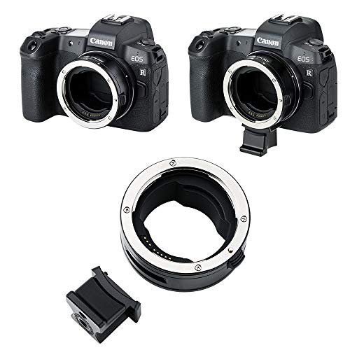 JJC EF-EOS R EF-EOSR レンズマウントアダプター Canon EF/EF-S - RF マウント 転換 EOS R5 R6 R RP  Ra カメラ用 オートフォーカス 自動絞り 取 - WES PREMIUM STORE