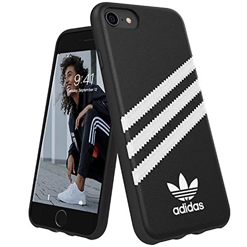 ブラック/ホワイト アディダスオリジナルス iPhone SE ケース (第2世代 ) iPhone 6/6S/7/8 SAMBA (サンバ)  ブラック [adidas OR Moulded Cas - WES PREMIUM STORE