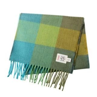 MERINO SCARF Green Fields