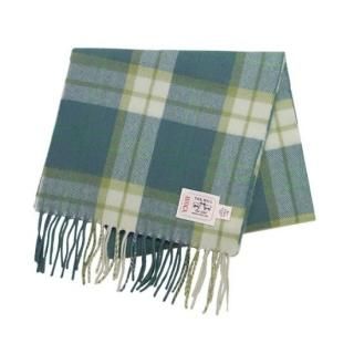 MERINO SCARF Green Check