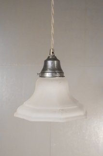 Octagon Glass Shade Lamp