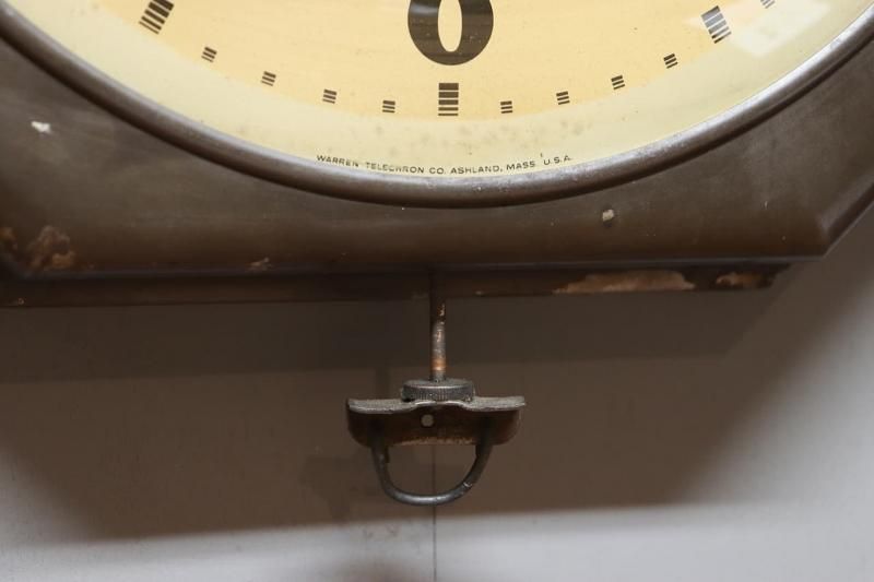 1940s Industrial Wall Clock