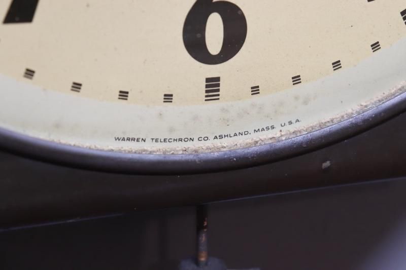 1940s Industrial Wall Clock