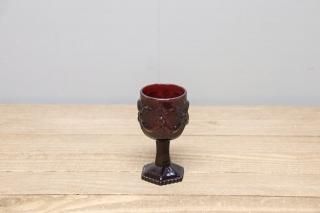 Ruby Red Wine Glass