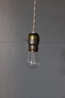 Brass Fatboy Socket Lamp