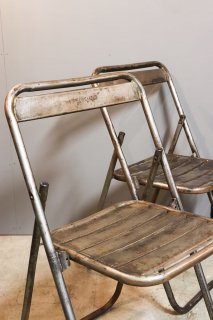 French military Metal Folding Chair