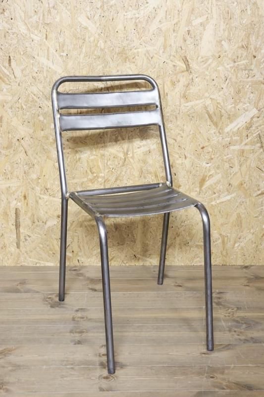 Industrial Stacking Metal Chair/ビンテージショップ Unknown