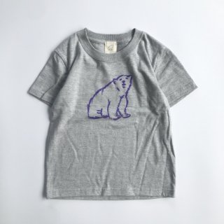 shirokuma / shirokuma Logo Kids T-shirt - gray